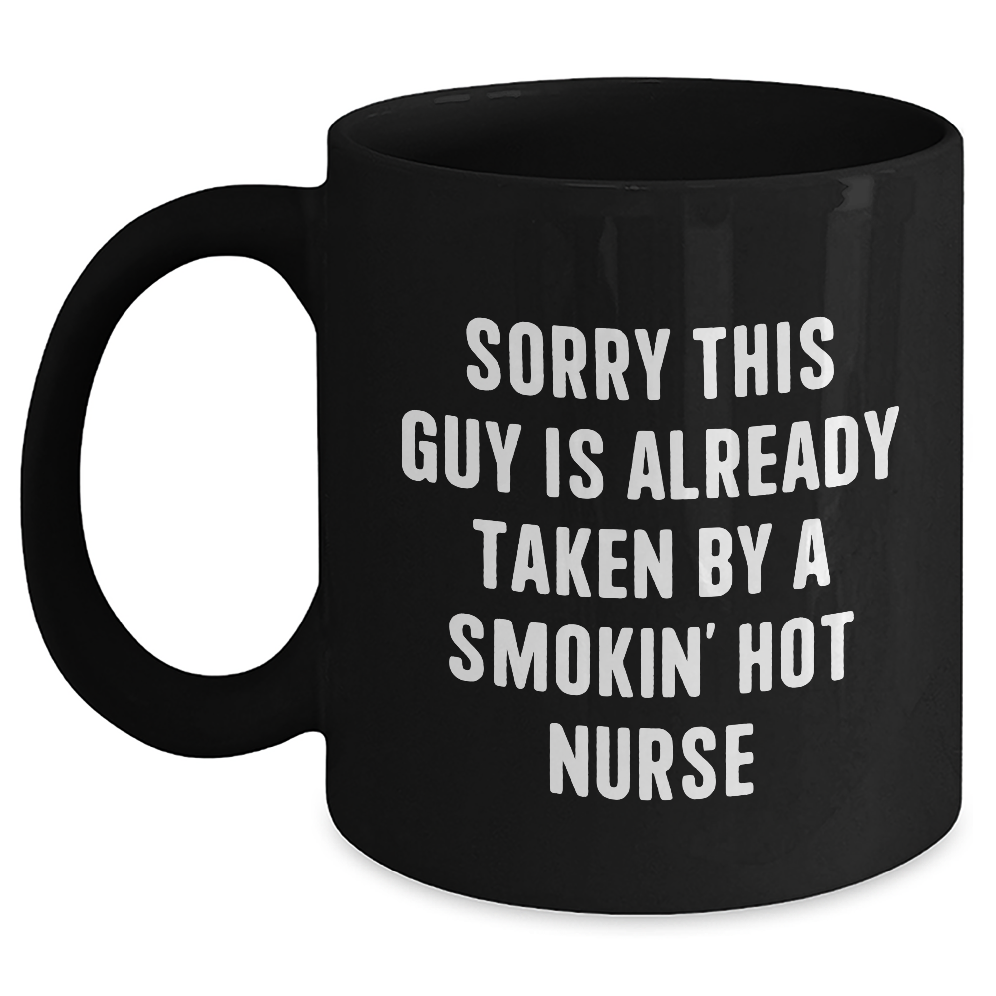 Nurse-Themed Black Coffee Mug, Funny Quote for Men, Gifts from Friends to Coworkers, Unique Father's Day Unique Gifts for Nurses - Main