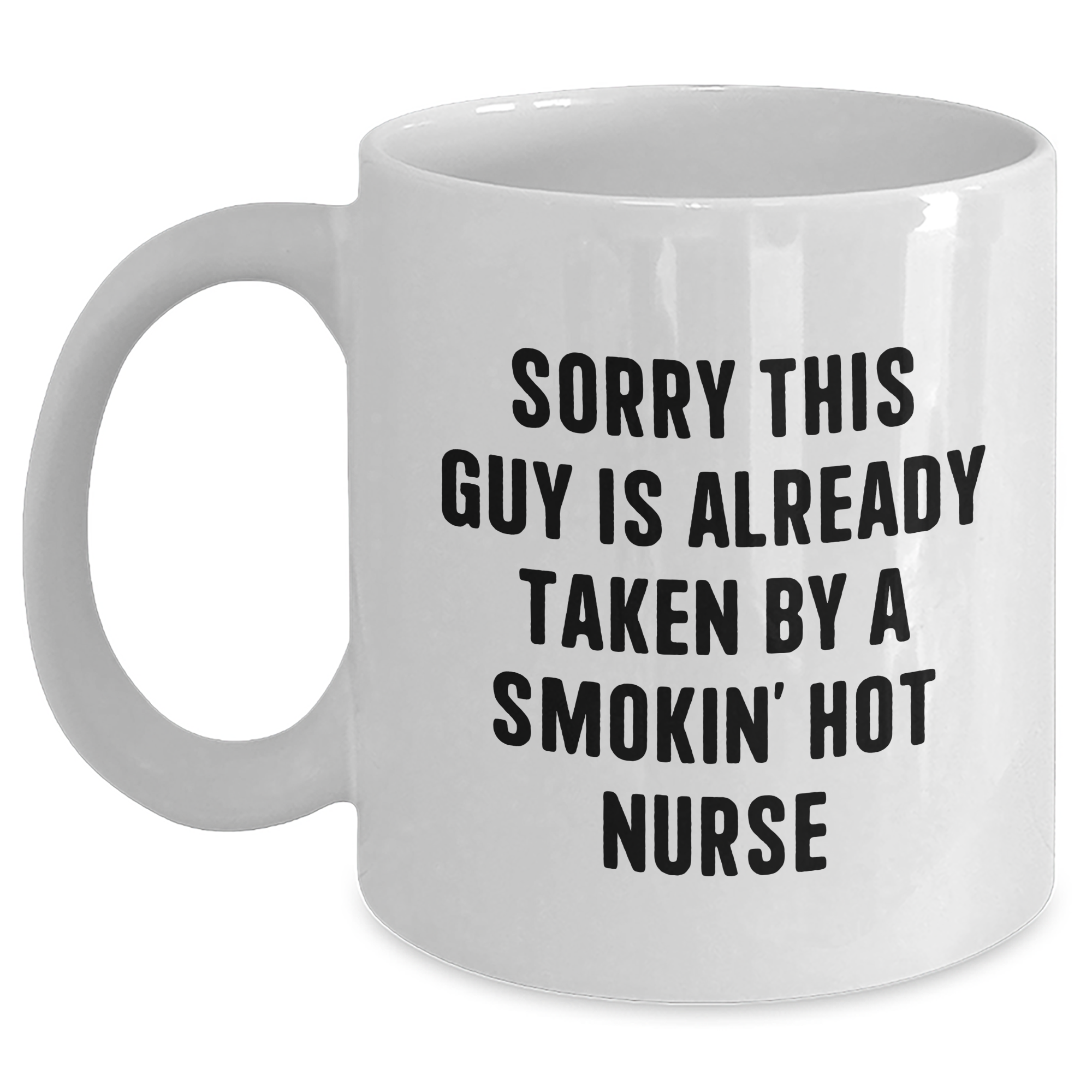 Funny Nurse Quote White Coffee Mug Gifts for Dad from Family, Unique Father's Day Presents for Men - Main