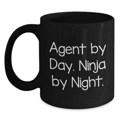 Agent By Day Ninja By Night Funny Graduation Gifts from Family to Agent - Main