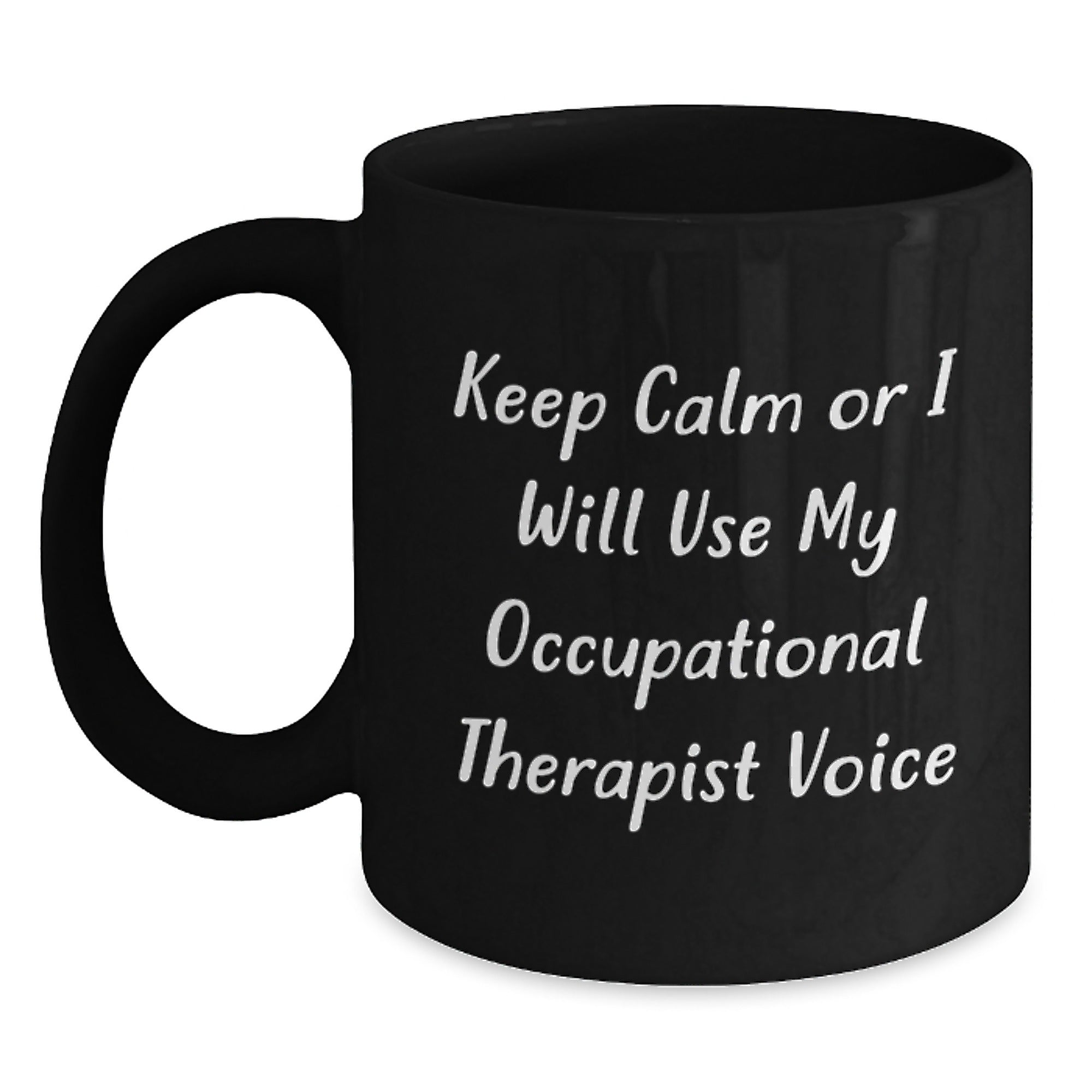 Funny Occupational Therapist Black Coffee Mugs Gifts from Friends for Men and Women Christmas Unique Mugs - Main