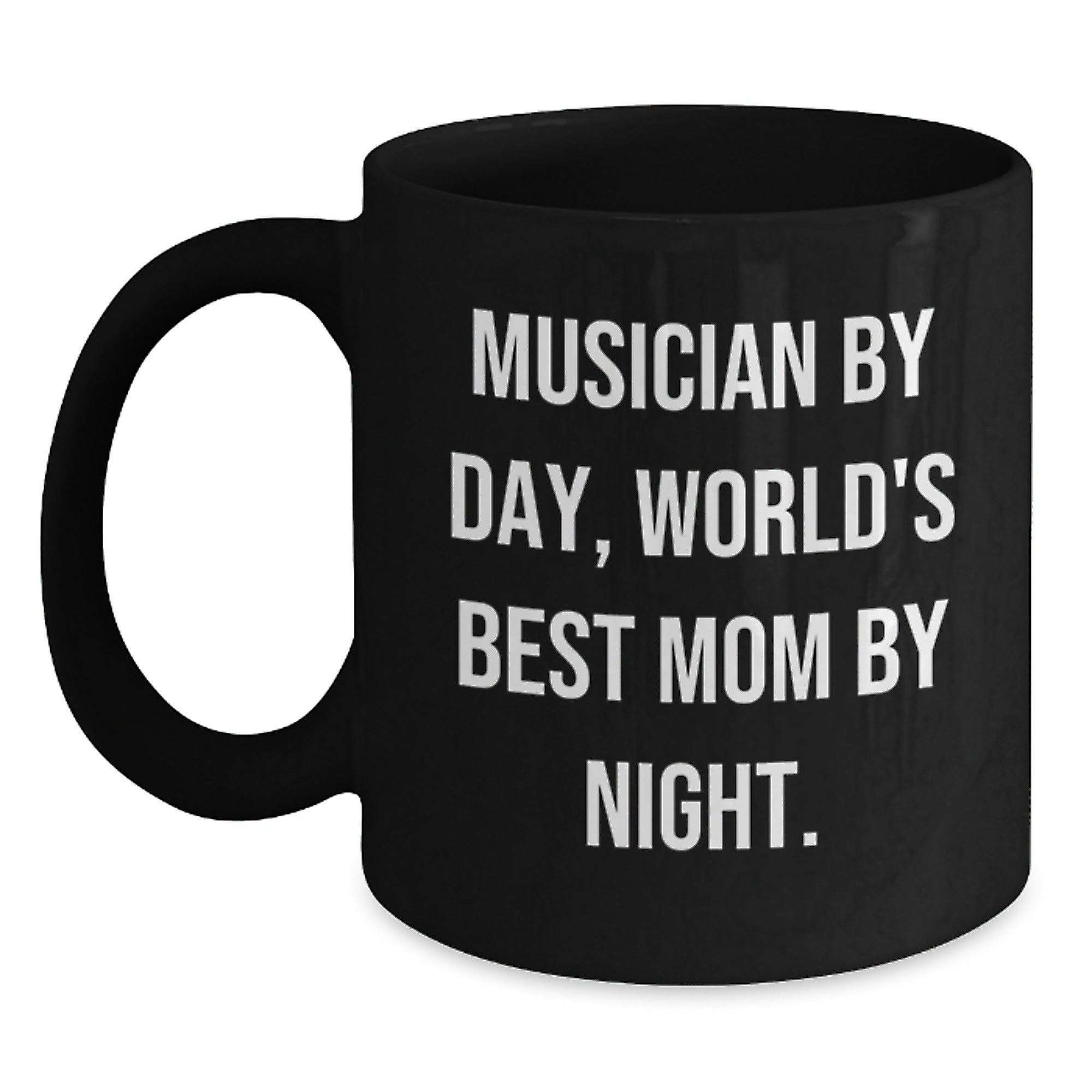 Musician Gifts, Funny Quote Black Coffee Mug, Graduation Unique Gifts for Musician Friends and Family - Main