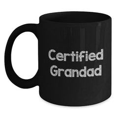 Funny Grandad Quotes Black Coffee Mugs Gifts from Family to Grandad for Graduation Unique Gifts - Main