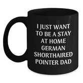 Funny German Shorthaired Pointer Dog Gifts for Him - German Shorthaired Pointer Dad Coffee Mug - Perfect Unique Christmas Unique Gifts from Men to Family and Friends - Main