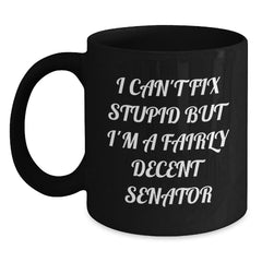 Funny Senator Coffee Mug Gifts for Men Family from Friends - Christmas Unique Presents - Main