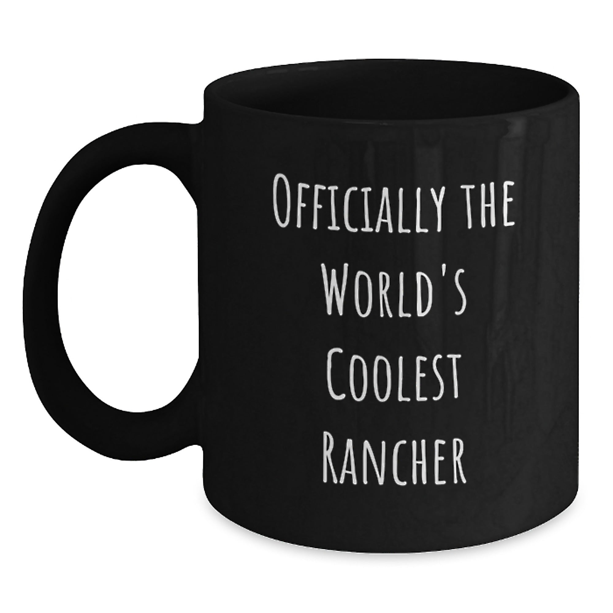 Rancher's World's Coolest Coffee Mug, Gifts from Friends for Rancher's Birthday, 'Officially The World's Coolest Rancher' - Main