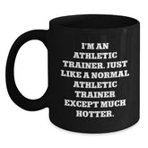Funny Athletic Trainer Gift for Him Birthday Unique Black Coffee Mugs from Friends - Main