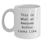Funny Author Quotes White Coffee Mugs Gifts from Family to Author Friends Men Women Coworkers Family - Main