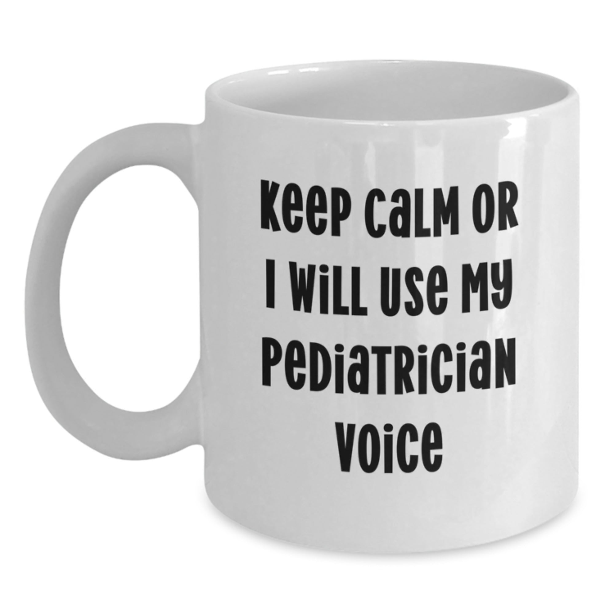 Funny Pediatrician White Coffee Mugs Gifts for Christmas Unique Presents from Family - Main