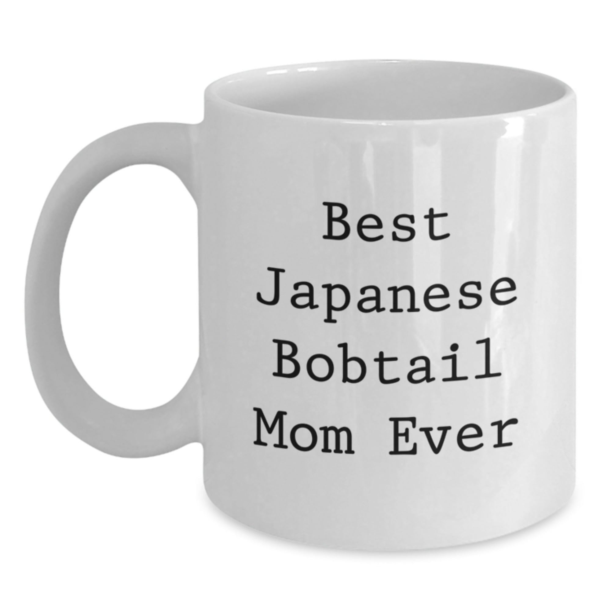 Japanese Bobtail Cat Mom Funny Graduation Gifts from Family to Japanese Bobtail Cat Lovers - White Coffee Mug - Main