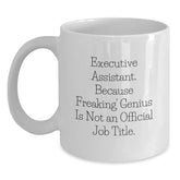 Executive Assistant Gifts from Friends, Funny White Coffee Mug for Birthday Unique Gifts, Executive Assistant - Main
