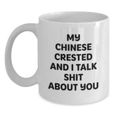 Funny Gifts for Chinese Crested Dog Lovers - White Coffee Mug - Unique Birthday Presents from Friends to Family - Main