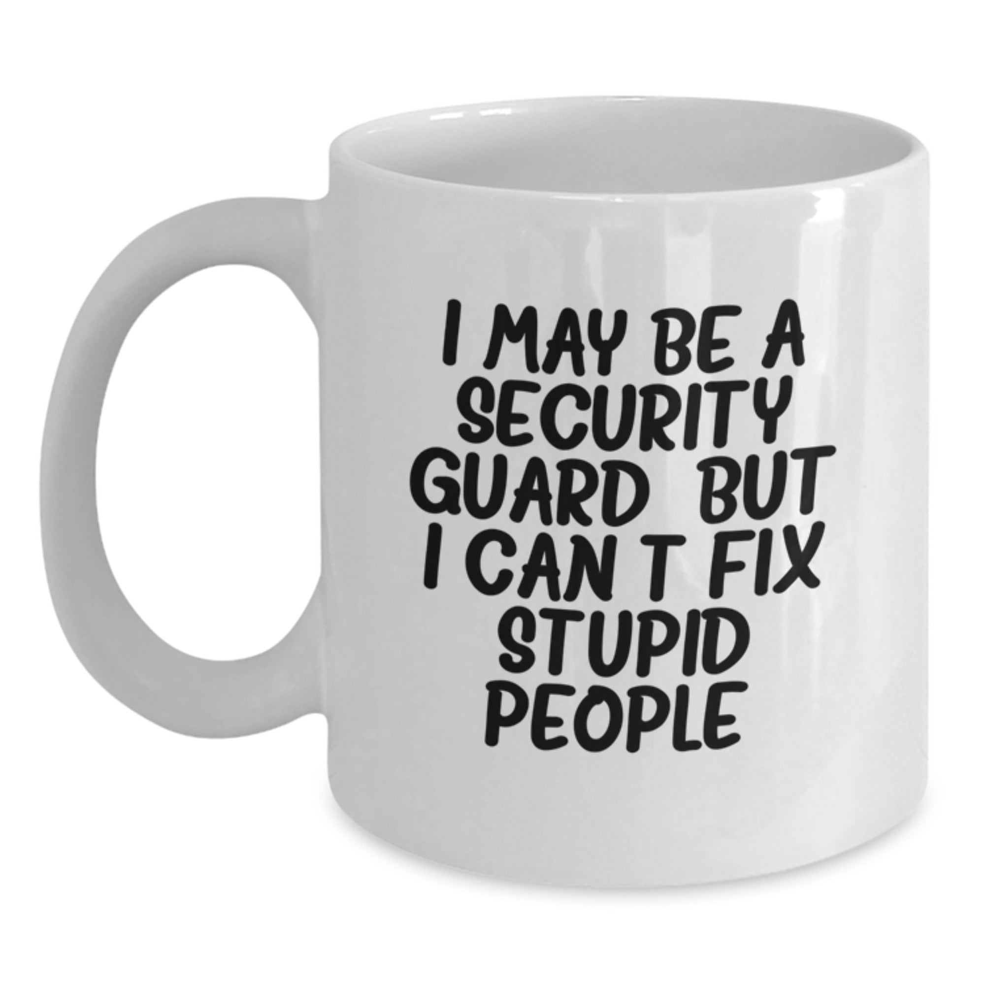 Funny Security Guard Mugs Gifts from Friends for Security Guard Christmas Unique Mugs - Main
