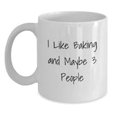 Funny Baking White Coffee Mugs Gifts for Friends from Baking Lovers - Main