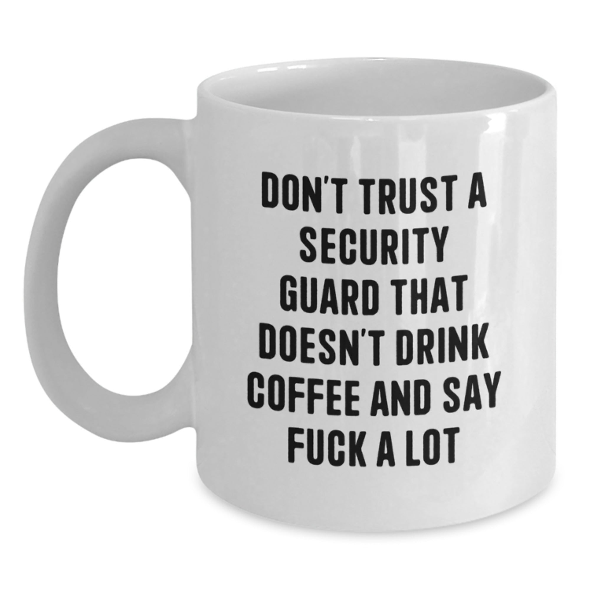 Funny Security Guard Gifts from Men to Security Guards - White Coffee Mug for Christmas Unique Gifts - Main