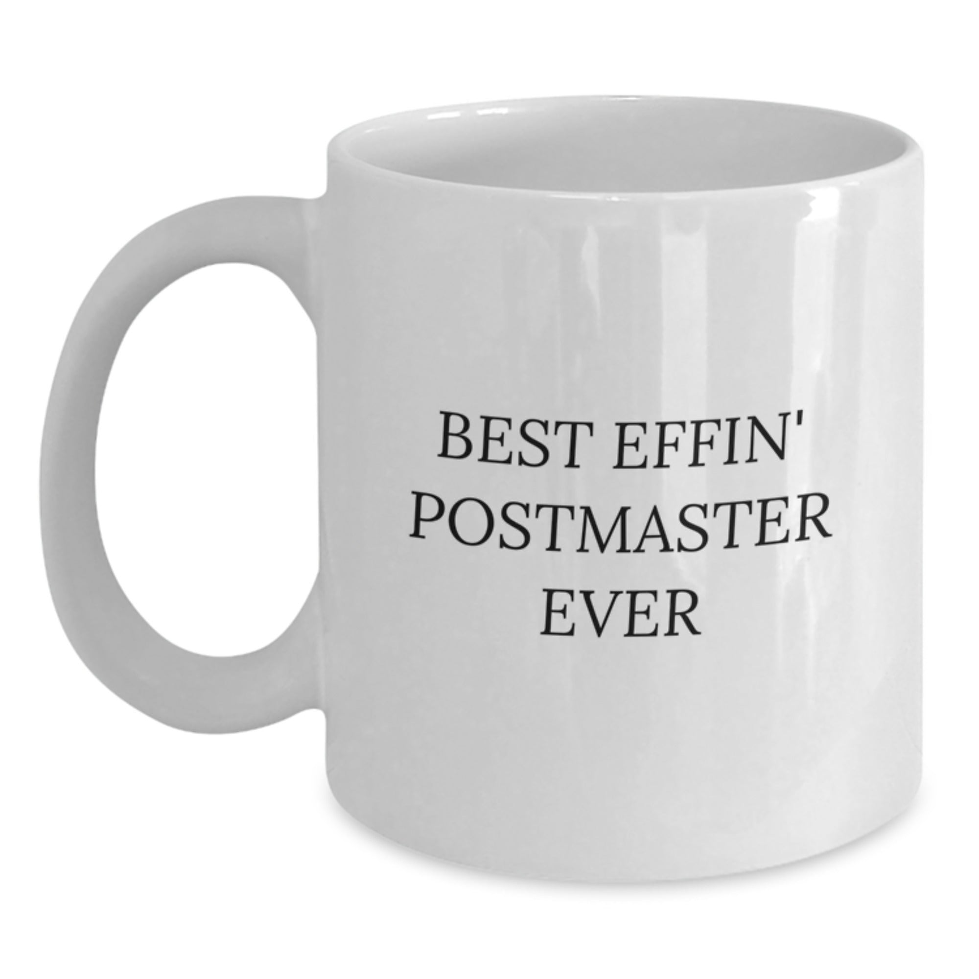 Funny Postmaster Gifts from Friends, Unique White Coffee Mug for Postmaster, Christmas Unique Gifts - Main