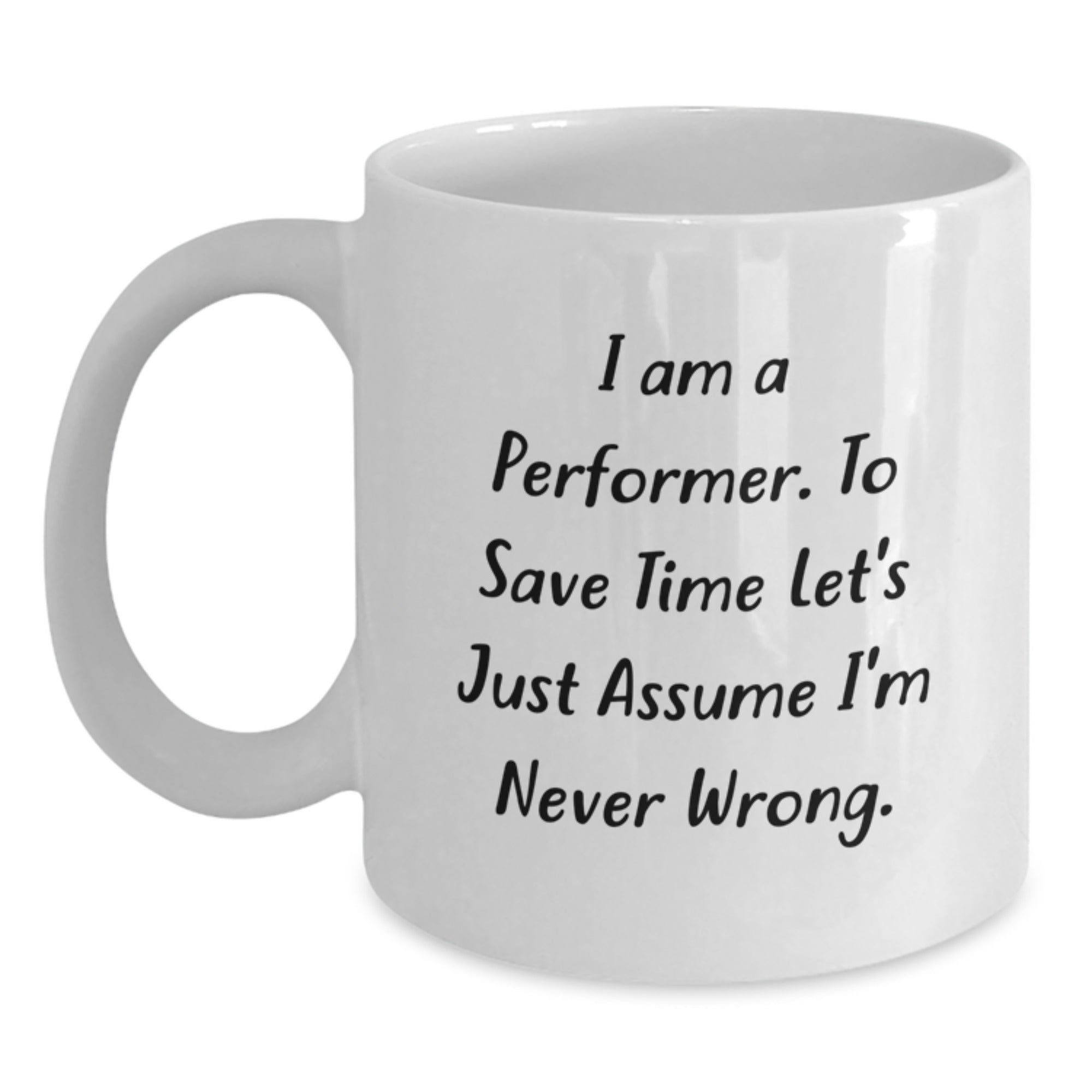 Funny Performer Mug Gifts from Friends for Christmas Unique - Main