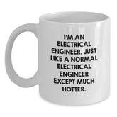 Funny Electrical Engineer Gift for Men, White Coffee Mug, Birthday Unique Gifts from Friends to Electrical Engineer - Main