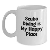 Scuba Diving Gifts for Him Funny Quote White Coffee Mugs from Friends, Unique Valentine's Unique Gifts for Scuba Diving Men - Main