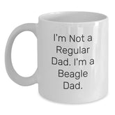 Funny Beagle Dog Gifts for Dad, Beagle Dad Mug, Christmas Unique Gifts from Men to Family - Main