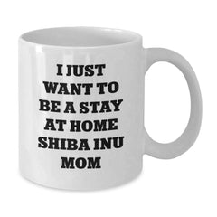 Shiba Inu Dog Mom Funny Coffee Mug Gifts from Friends Family for Christmas - White Ceramic Mug with 11oz or 15oz Capacity Shiba Inu Dog Lover Quote - Additional