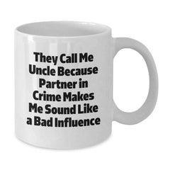 Funny Uncle Gifts from Men to Uncle on Valentine's Unique White Coffee Mug - Additional
