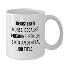 Funny Registered Nurse White Coffee Mug Gifts from Family for Christmas Unique Ideas - Additional