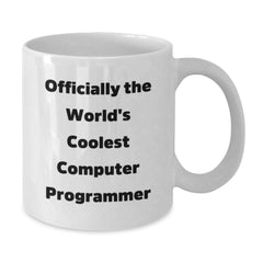 Computer Programmer Gifts, Funny Quote Mug, Gifts from Men to Friends, White 11oz/15oz Ceramic Mugs for Graduation - Additional