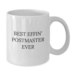 Funny Postmaster Gifts from Friends, Unique White Coffee Mug for Postmaster, Christmas Unique Gifts - Additional