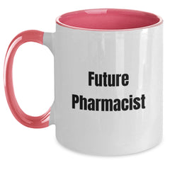 Gifts from Friends for Future Pharmacist Inspirational Two Tone Coffee Mug - Christmas Unique Gifts - Main