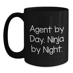 Agent By Day Ninja By Night Funny Graduation Gifts from Family to Agent - Main
