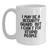 Funny Security Guard Mugs Gifts from Friends for Security Guard Christmas Unique Mugs - Main
