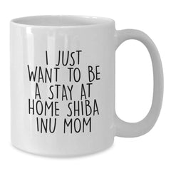 Funny Shiba Inu Dog Mom Gifts for Christmas - White Coffee Mug, Gifts from Friends to Shiba Inu Dog Owners - Additional