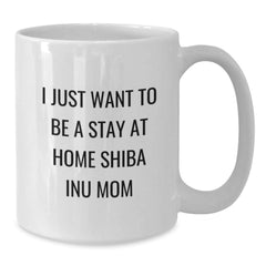 Shiba Inu Dog Mom Funny White Christmas Mug Gifts from Men to Women Friends Family - Additional