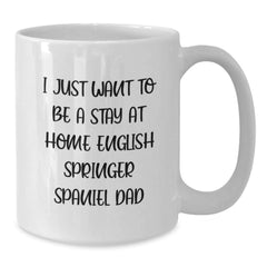 Funny English Springer Spaniel Dog Lover Gifts from Men to English Springer Spaniel Dog Dad for Christmas Unique Presents - Additional