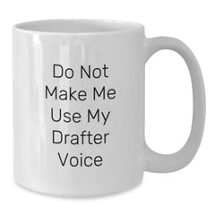 Funny Drafter Gifts from Friends White Coffee Mugs for Christmas Unique Presents - Additional