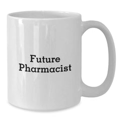 Funny Future Pharmacist Christmas Unique Gifts from Family for Men White Coffee Mug - Additional