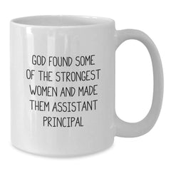 Funny Assistant Principal White Coffee Mug Gifts for Women from Family - Inspirational Women's Christmas Unique Gifts - Additional