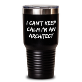 Funny Architect Gifts from Friends - I Can't Keep Calm I'm An Architect Graduation Unique Gifts for Men - Main