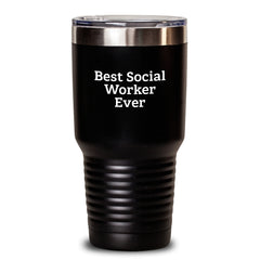 Funny Social Worker Gifts from Friends for Best Social Worker Ever on Birthday with 20oz Tumbler - Main