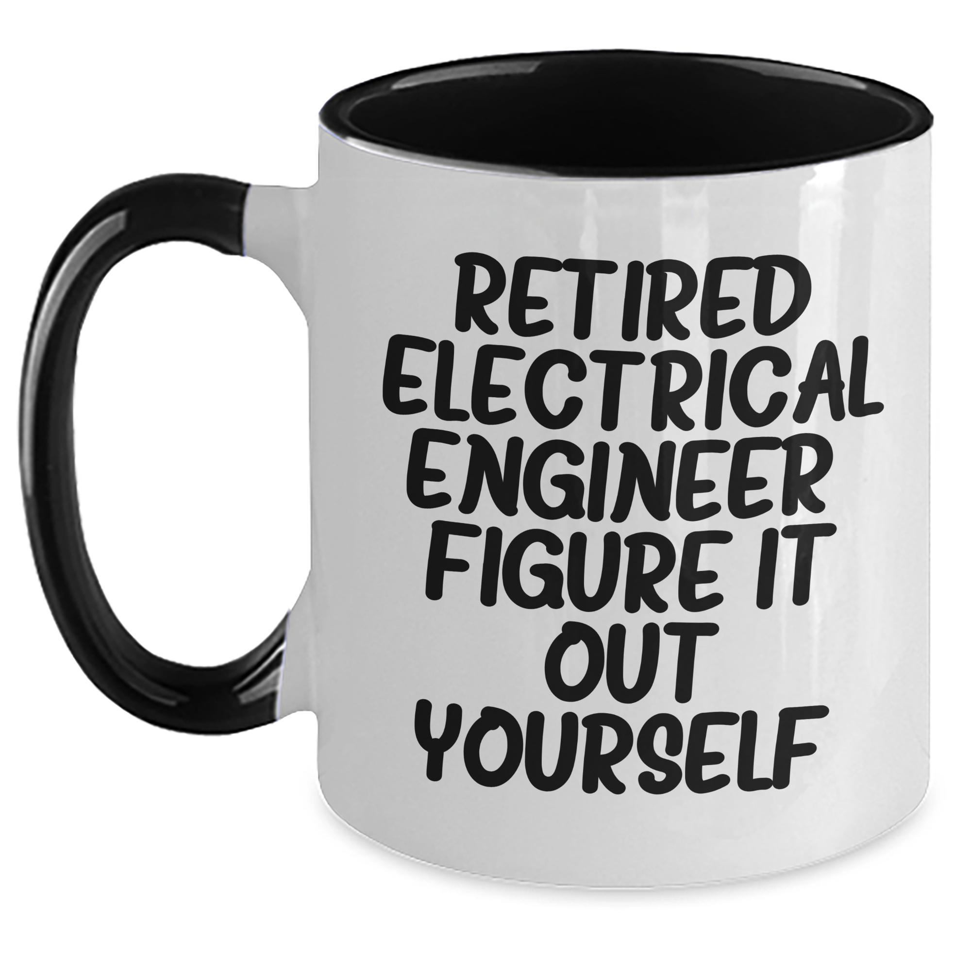 Electrical Engineer Gifts, Funny Quote, Two Tone Coffee Mug, Graduation Unique Gifts from Friends to Electrical Engineer - Main