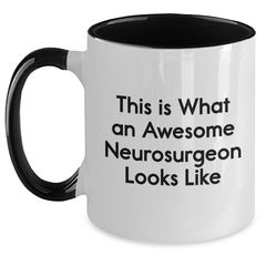 Funny Neurosurgeon Gifts from Friends and Family - Two Tone Coffee Mug for Graduation - Main