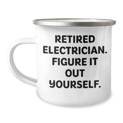 Funny Electrician Gifts from Retired Electrician Figure It Out Yourself Graduation Unique Gifts for Electrician Men - Image 1