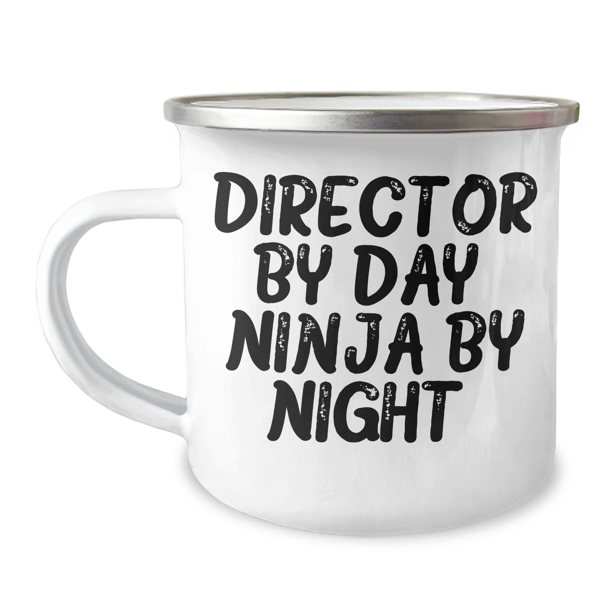 Director By Day, Ninja By Night, Funny Quotes Camping Mug, Gifts from Men to Director, Unique Father's Day Unique Gifts - Image 1