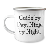 Guide Gifts for Men - Camping Mug by Day, Ninja by Night - Funny Father's Day Unique Gifts from Family - Image 1