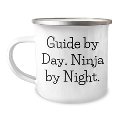 Guide Gifts for Men - Camping Mug by Day, Ninja by Night - Funny Father's Day Unique Gifts from Family - Image 1