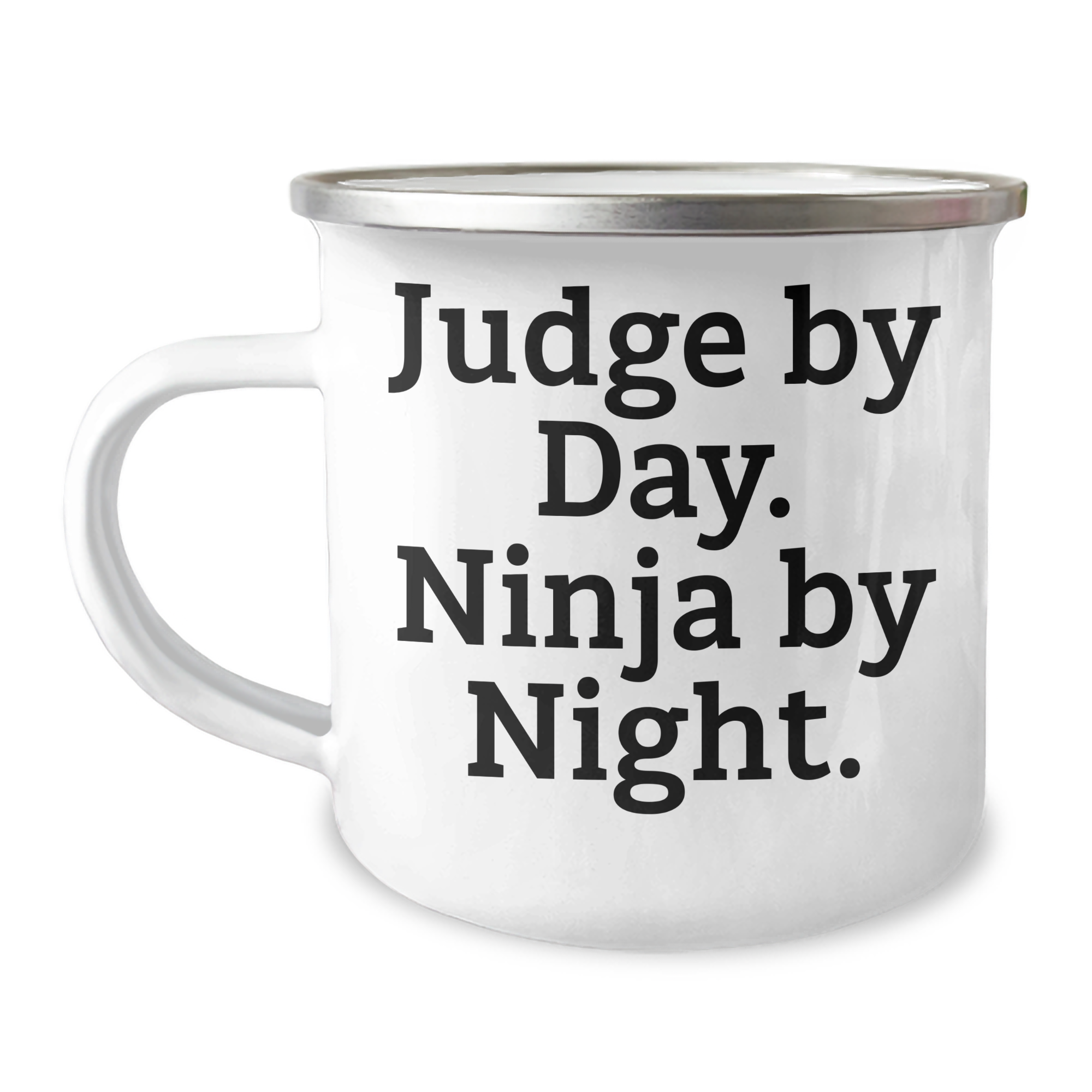 Judge Gifts for Men - Camping Mug by Day, Ninja by Night. Funny Quote, Father's Day Unique Gifts from Family - Image 1