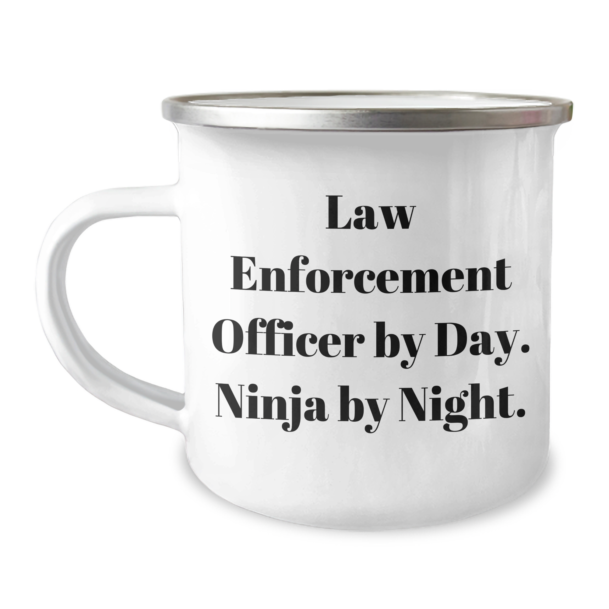 Law Enforcement Officer Gifts, Funny Quote, Camping Mug, Graduation Unique Gifts from Men for Law Enforcement Officer - Image 1
