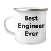 Funny Gifts from Friends for Best Engineer Ever, Camping Mug, Graduation Unique Gifts for Men, Women, Coworkers, Family - Image 1