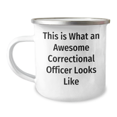 Correctional Officer Gifts, Funny Camping Mug - Gifts from Family to Men, This Is What An Awesome Correctional Officer Looks Like, Father's Day Unique Presents - Image 1