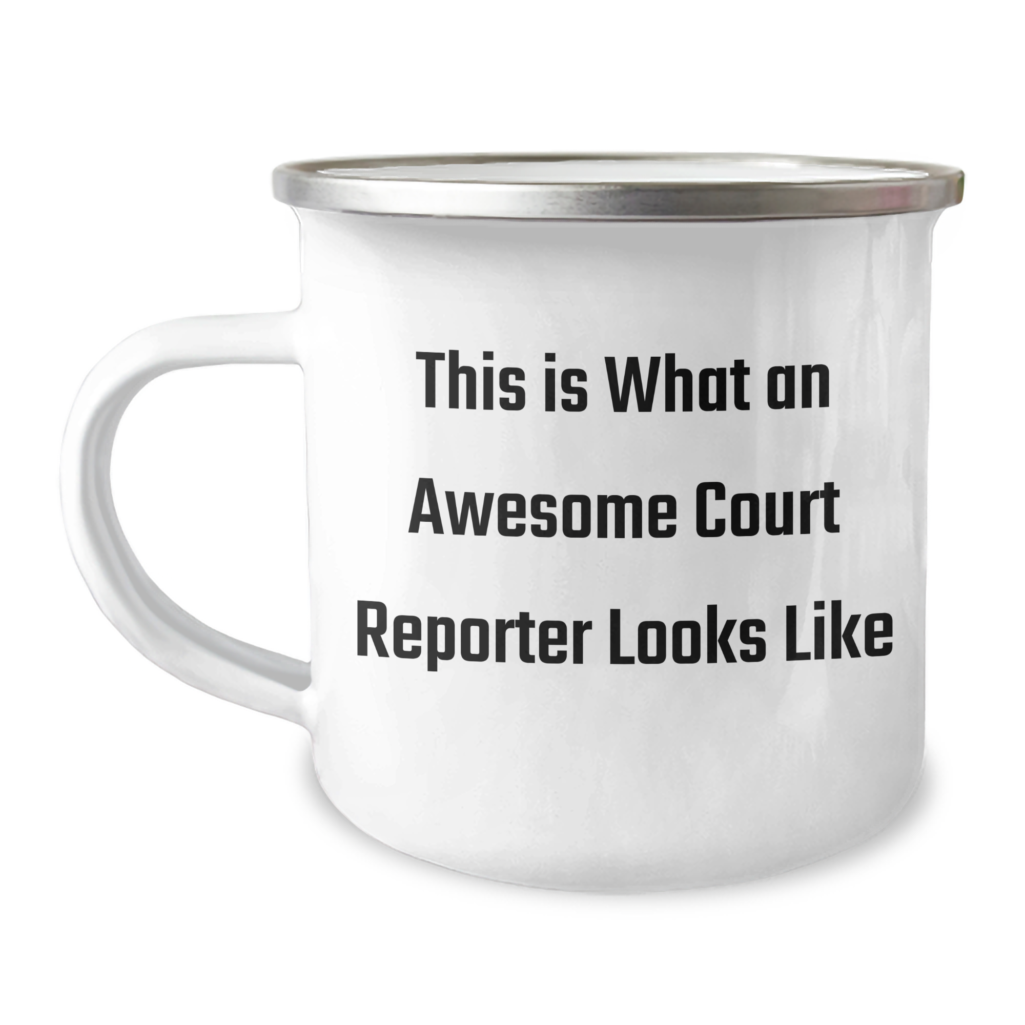 Funny Court Reporter Gifts, Inspirational Court Reporter Quote, Camping Mug for Father's Day from Friends, Unique Gifts for Court Reporter Men - Image 1